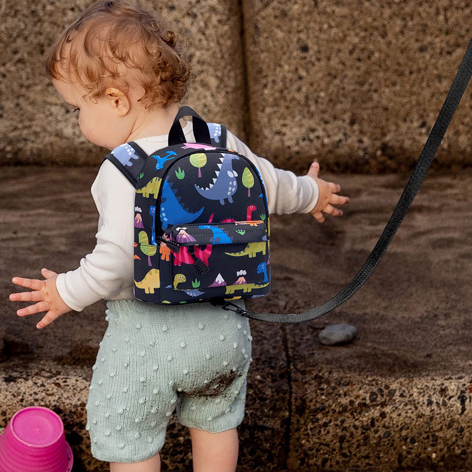 Accmor compact toddler backpack stores snacks, wipes, and spare clothing efficiently.