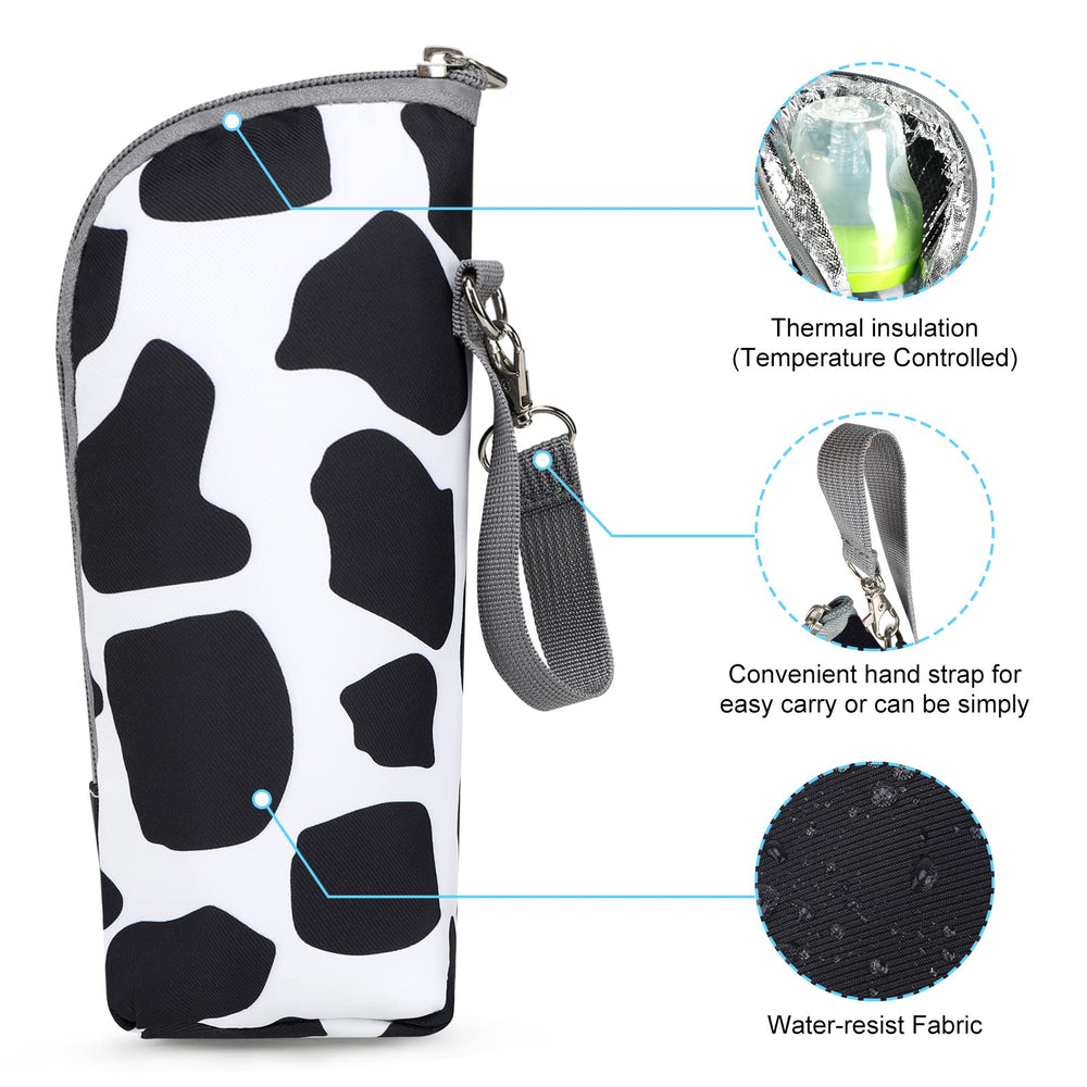 Accmor cooler bag with steel zipper seals in freshness and protects contents from outside warmth.