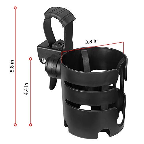 Accmor Universal cup holder fits stroller, wheelchair, walker, and more