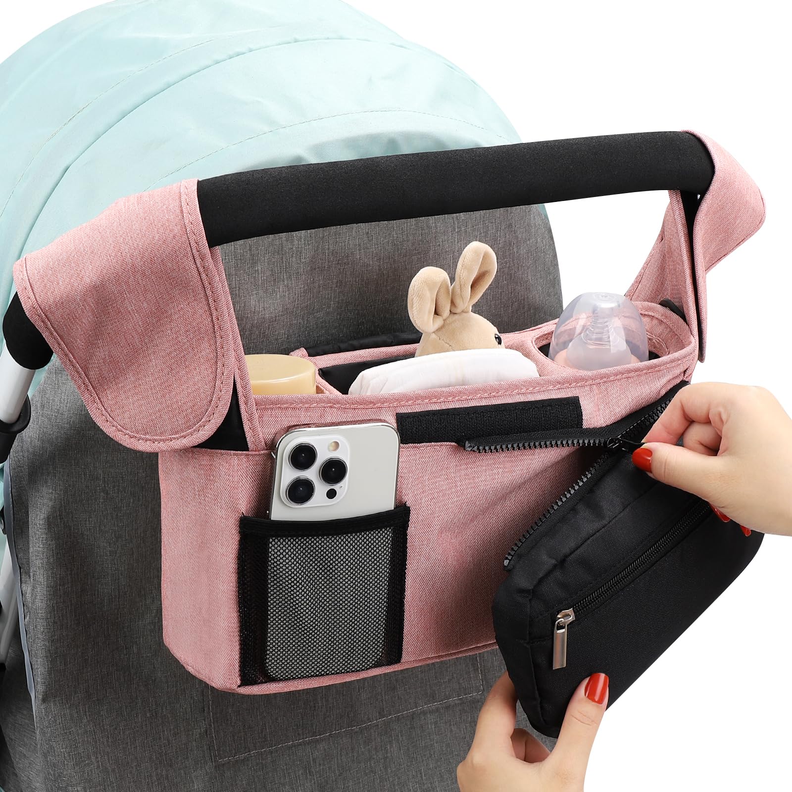 Accmor detachable wristband pocket for quick access to essentials.