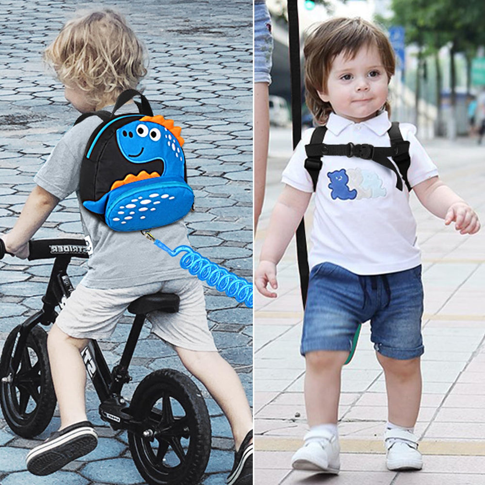 Accmor dinosaur backpack leash ideal for crowded areas like airports