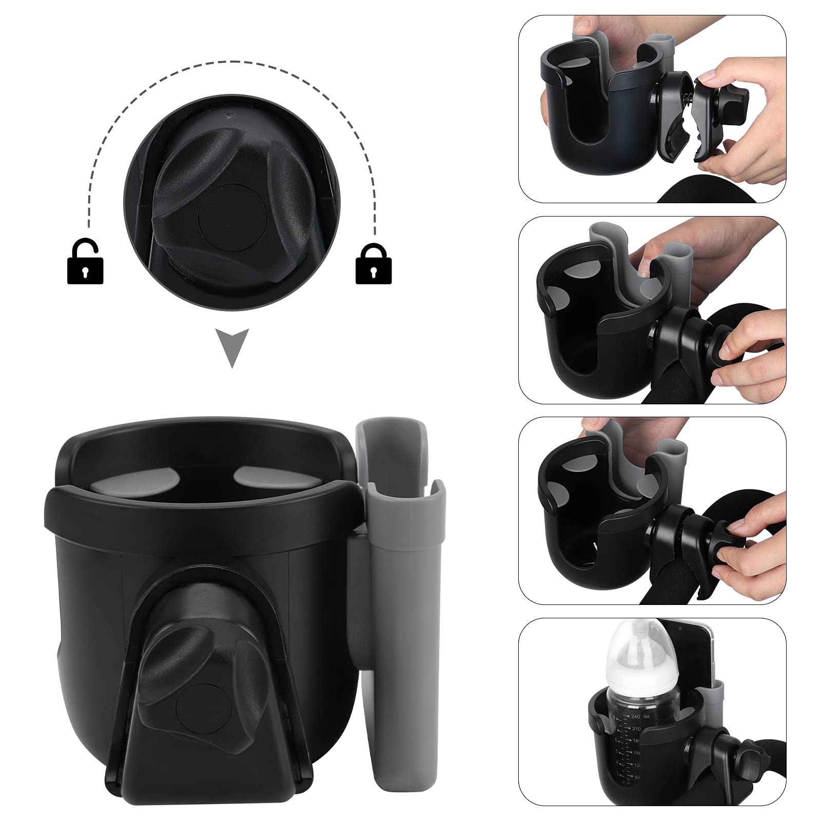Accmor durable ABS plastic body endures daily use on walks and runs