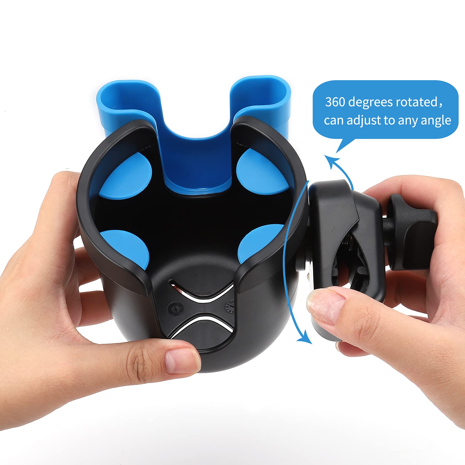 Accmor durable ABS plastic holder built for rough-road use.