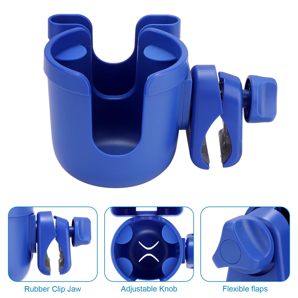 Accmor durable ABS plastic and slip-resistant rubber for rough-road stability.