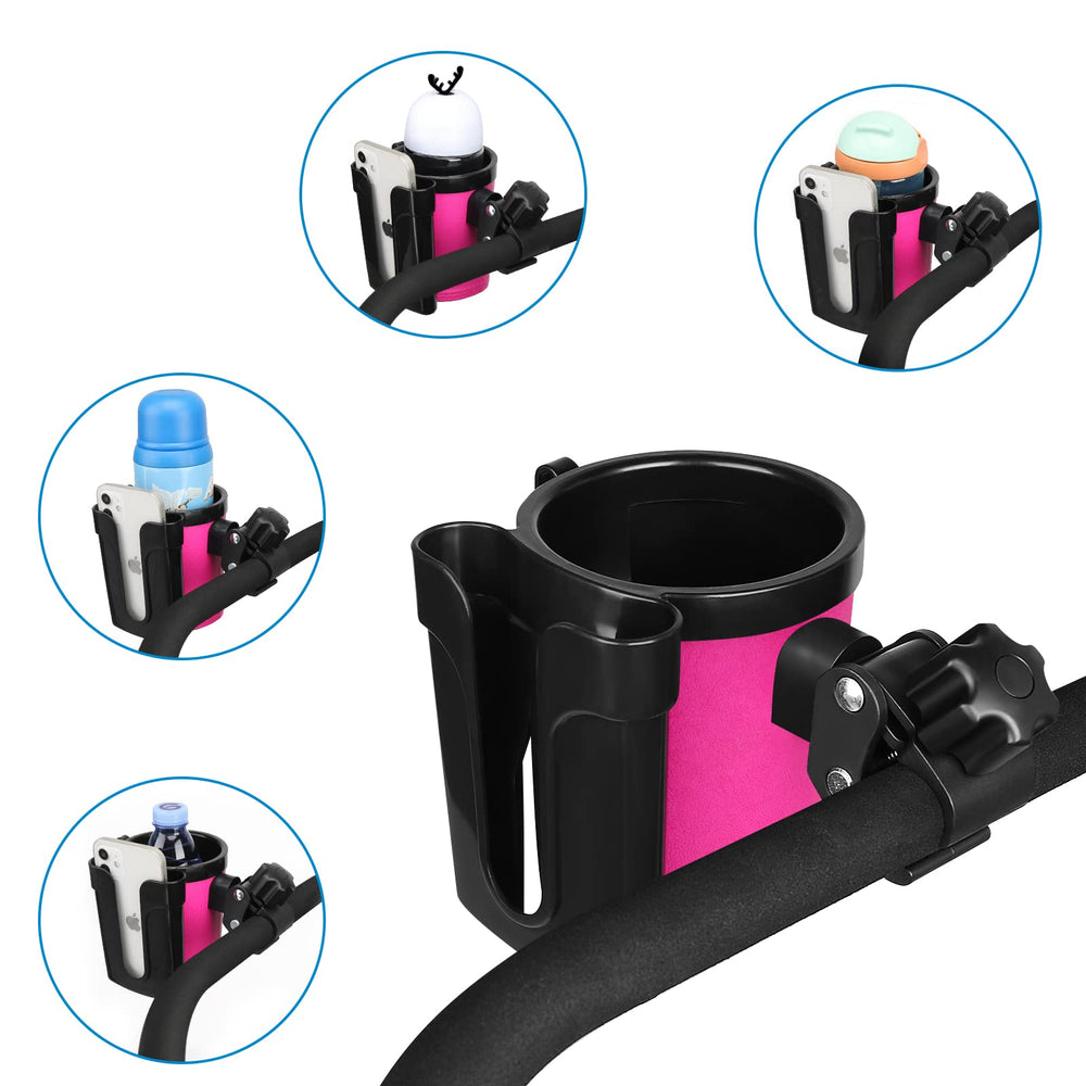 Close-up of Accmor’s durable black cup holder for everyday use.