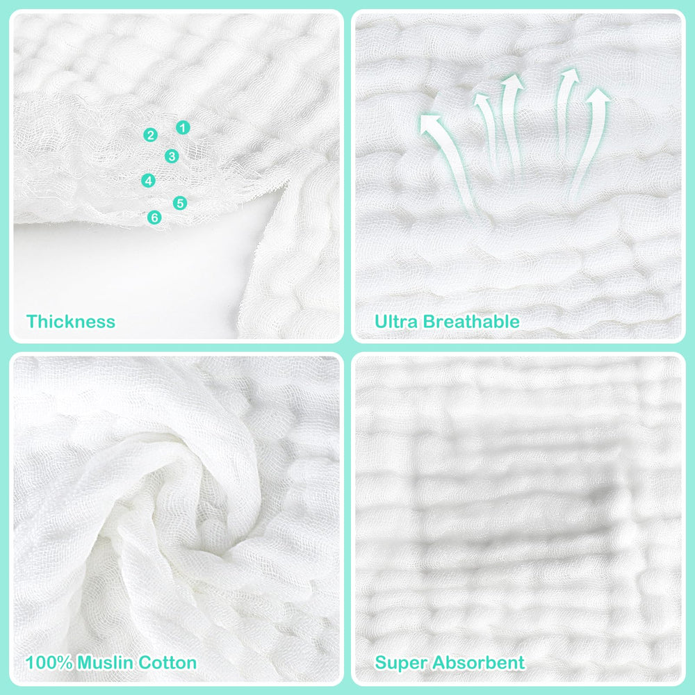 Accmor durable washcloths resist wear after many washes.
