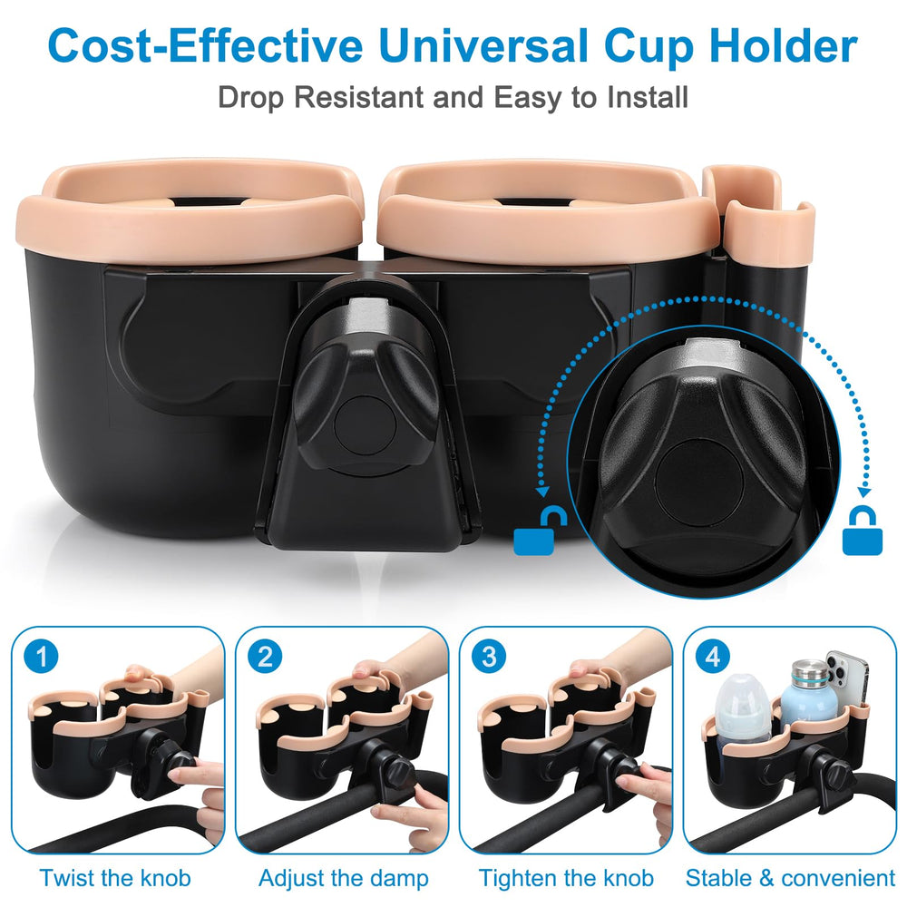 Accmor clip-on design installs quickly without tools.