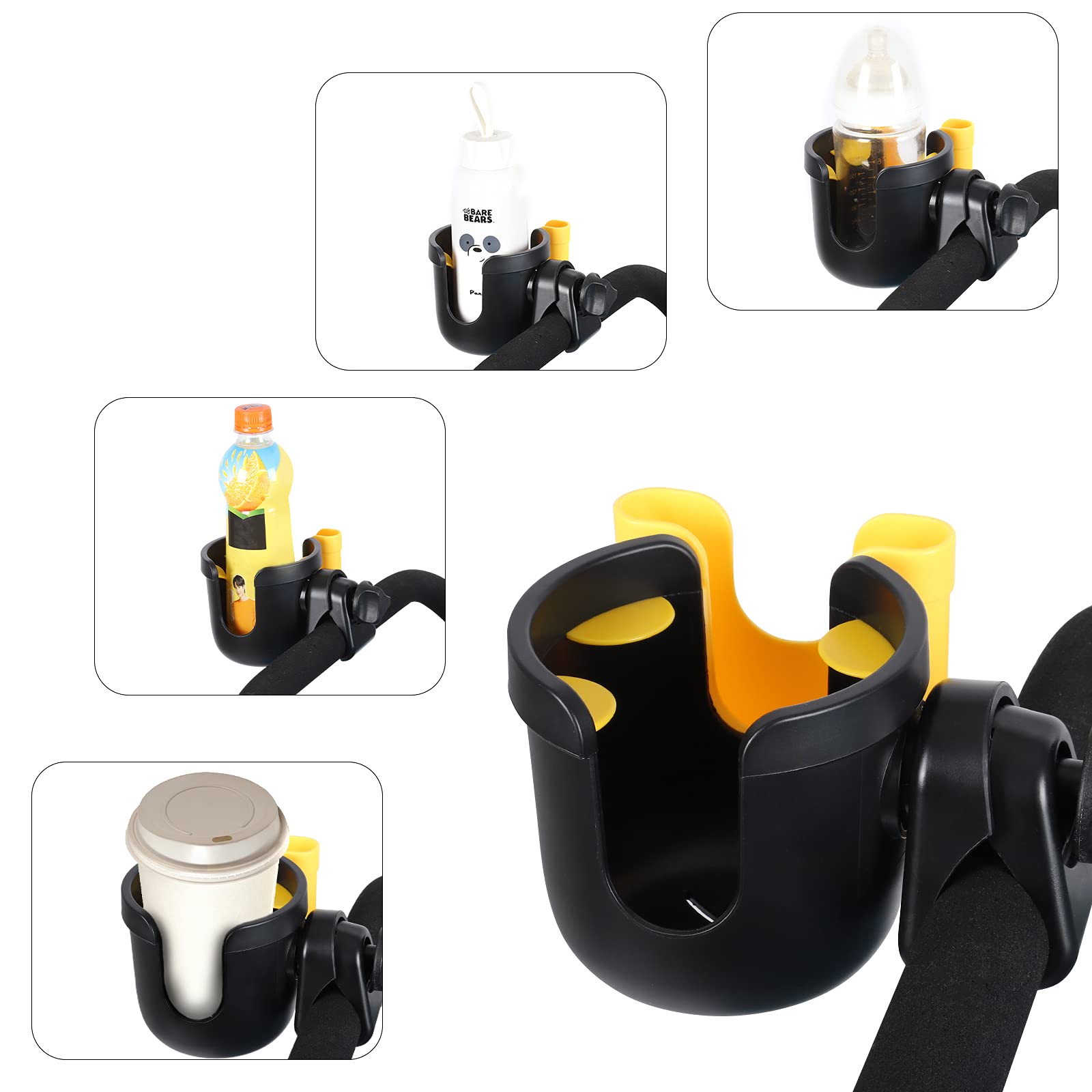 Easy clip-on installation with no tools required for quick setup.
