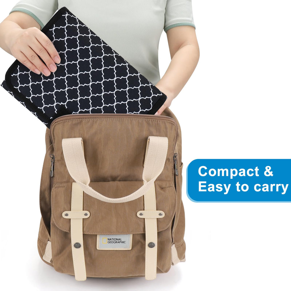 Accmor foldable travel changing pad compact enough to stash in a bag.
