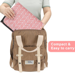 Accmor foldable travel pad fits compactly in bags for quick changes.