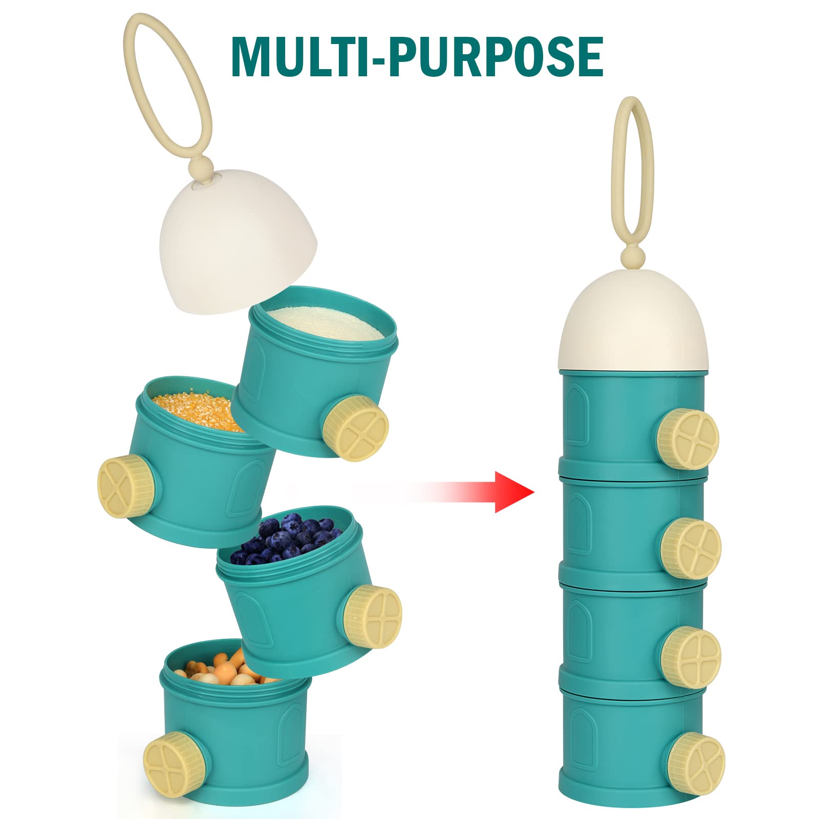 Accmor non-spill lid design helps prevent leaks during transport.