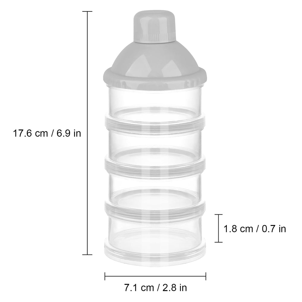 Accmor stacked design with clear visibility of portions.