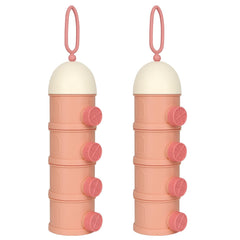 Accmor pink three-layer formula dispenser for on the go.