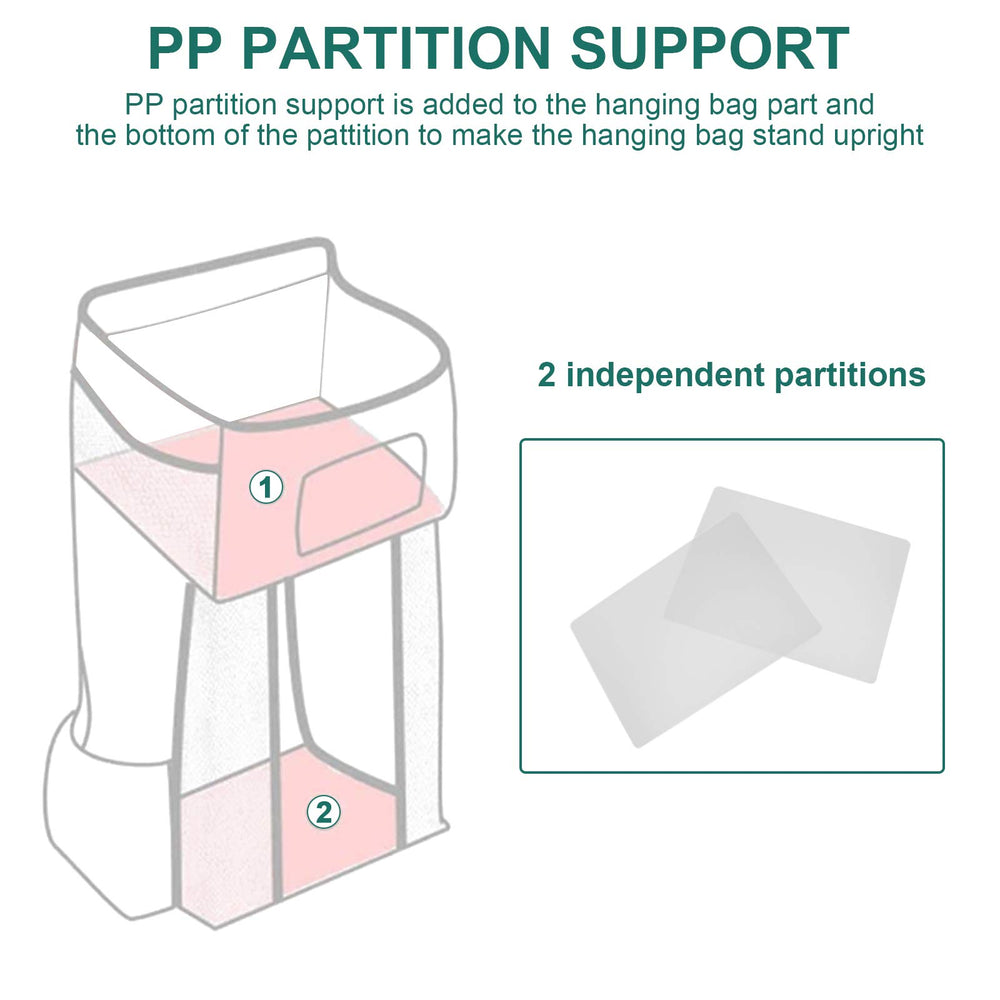 Accmor hanging diaper caddy paper pocket for tissues and prep items