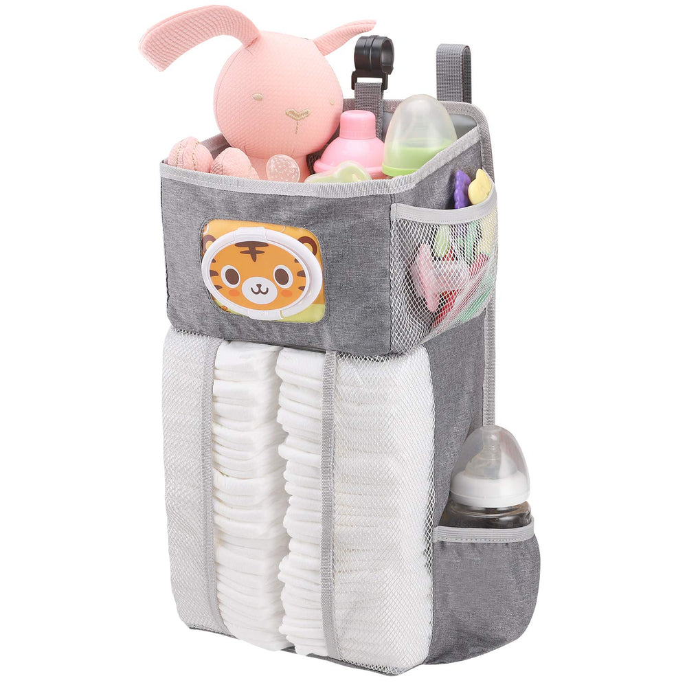 Accmor hanging diaper caddy top compartment for quick access during changes