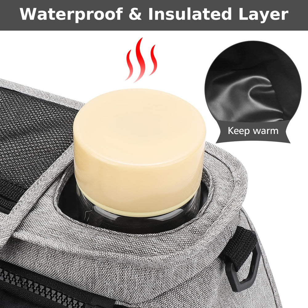 Accmor adjustable Velcro strap ensures secure stroller attachment.