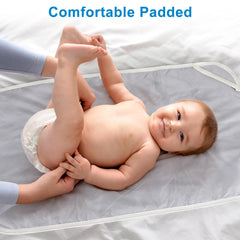 Accmor lightweight foldable pad fits easily in a diaper bag for travel.