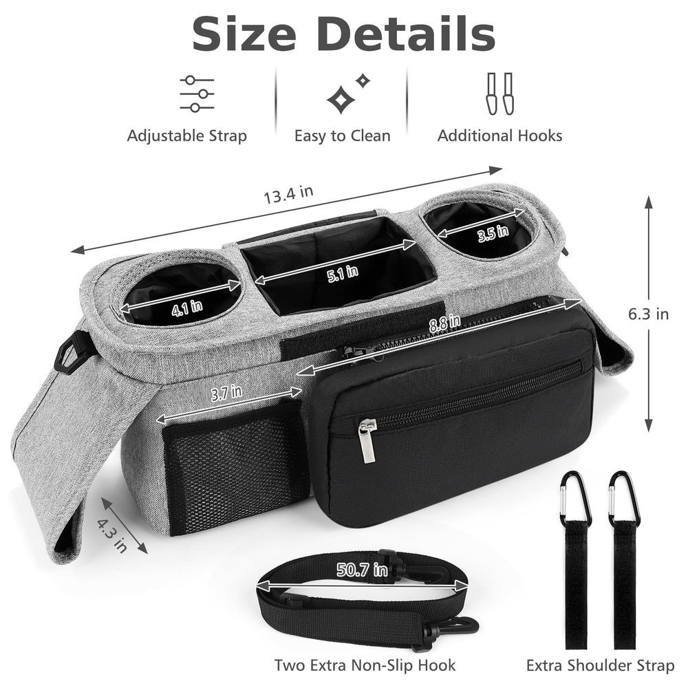 Accmor compact design supports easy, one-handed access during outings.