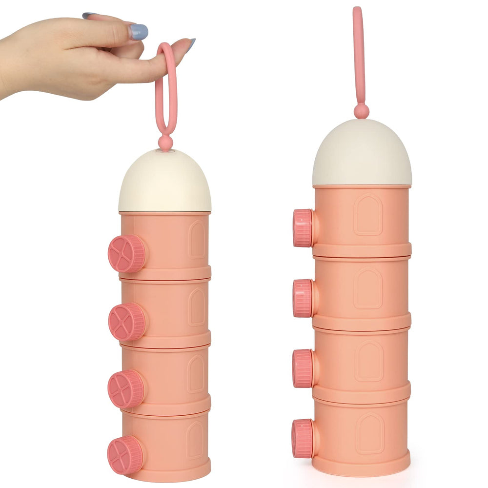 Accmor milk powder travel jar stores powder portions for outings.