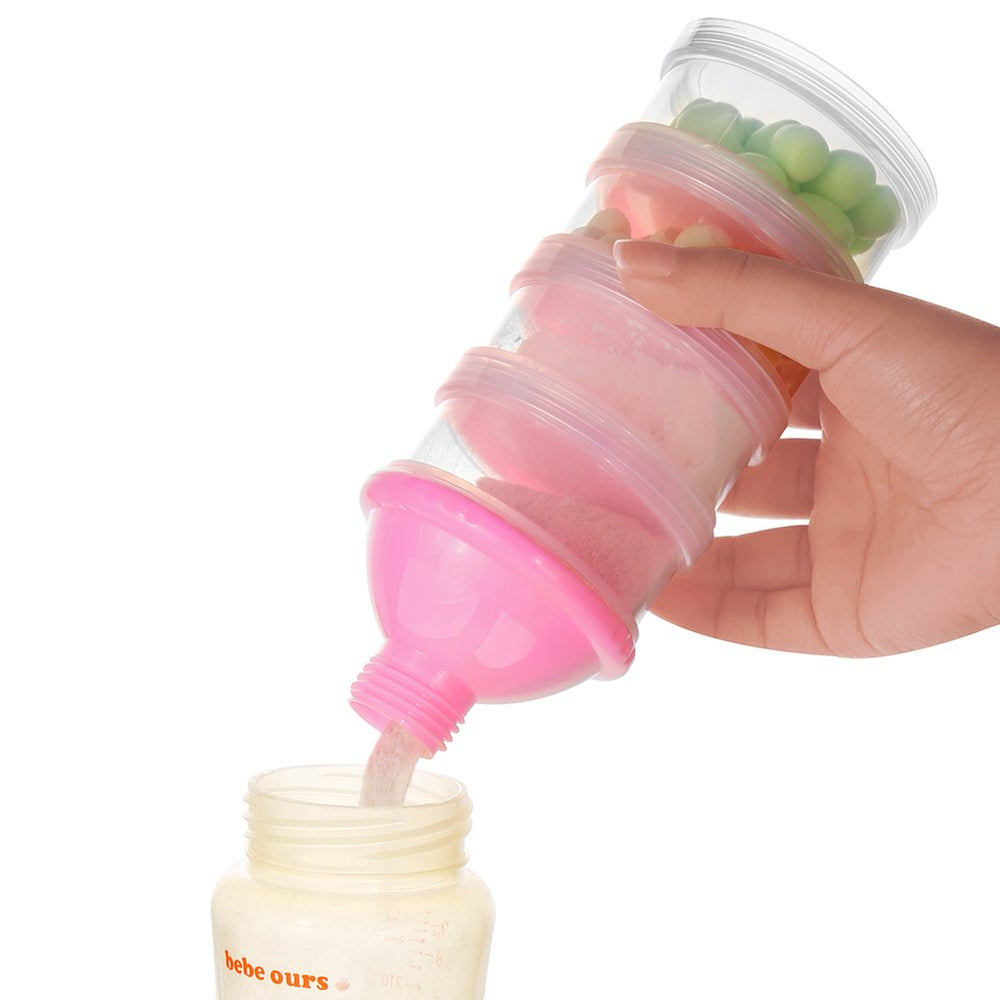 Accmor multi-purpose snack container ideal for oats, nuts, and fruit.