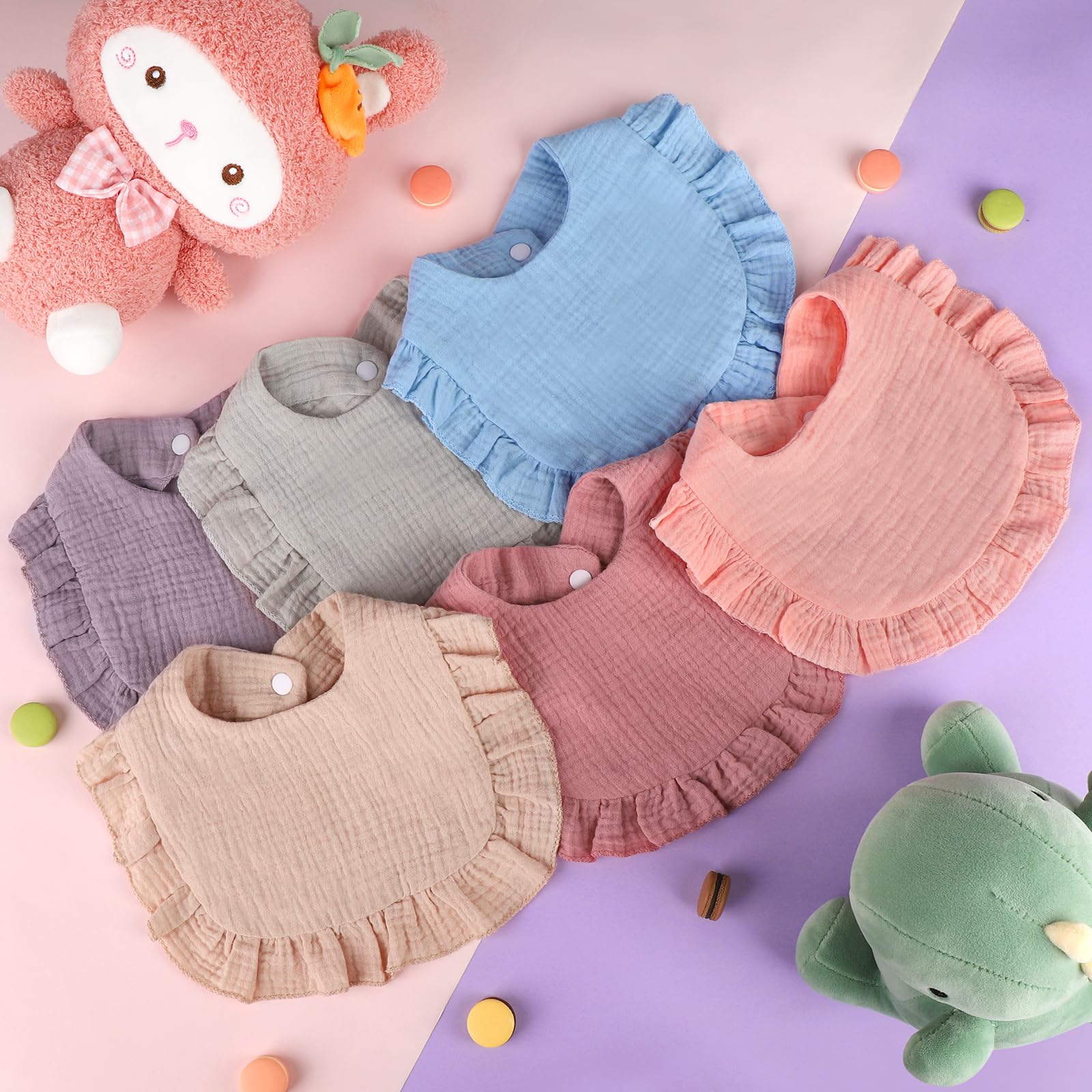 Accmor muslin bib gift pack suitable for a baby shower or newborn gift
