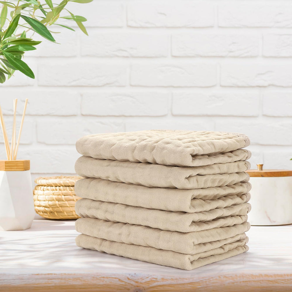 Accmor muslin cloths for baby care, versatile for wipes and changing mats