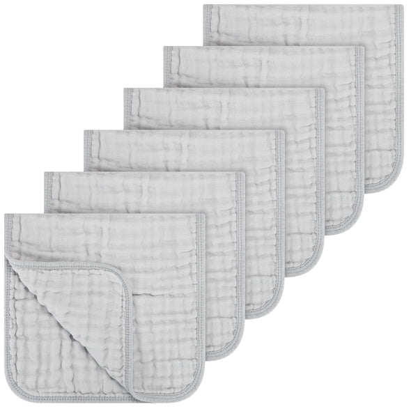 Accmor muslin burp cloths with soft-touch fabric for gentle burping.