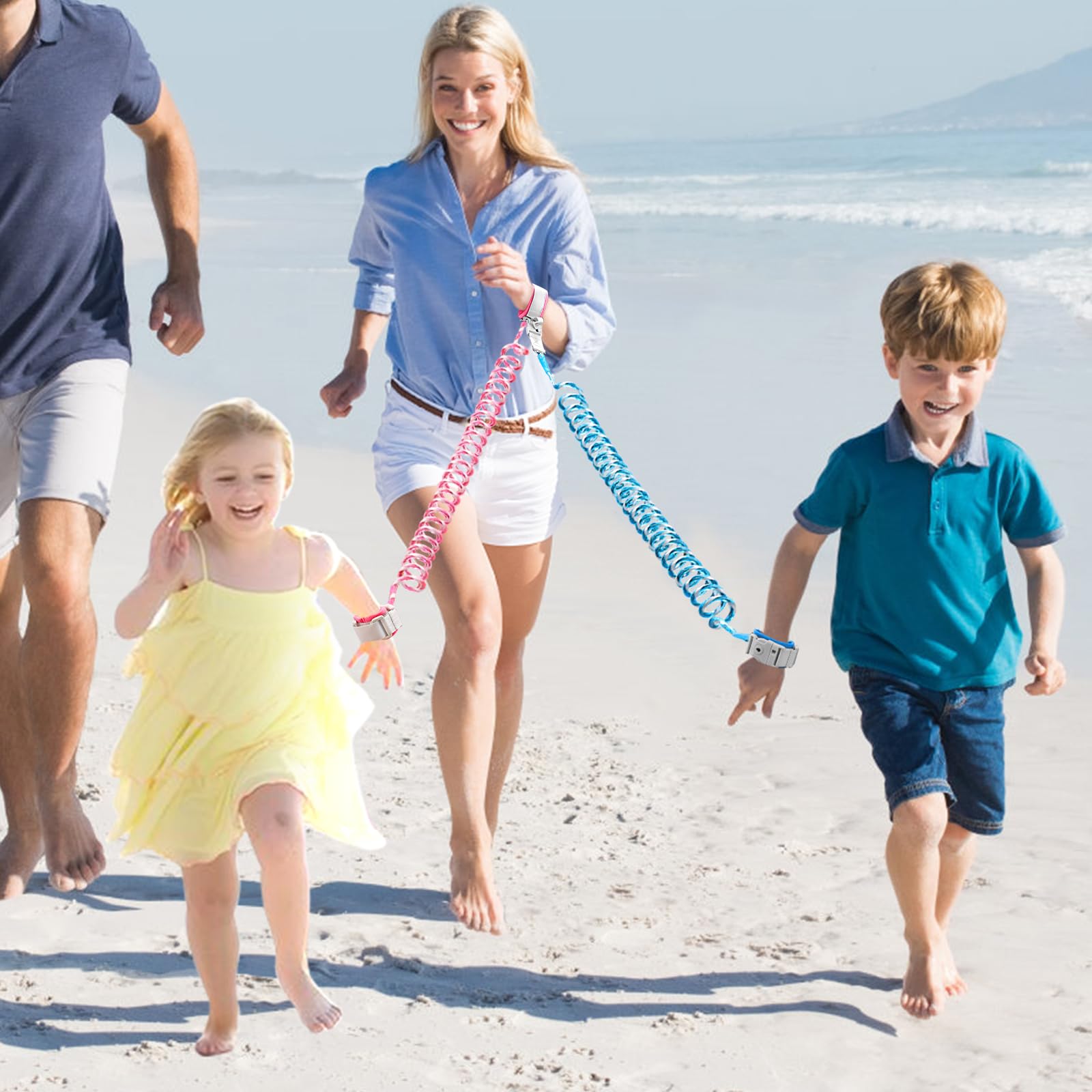 Accmor night reflective belt increases visibility during evening family outings.
