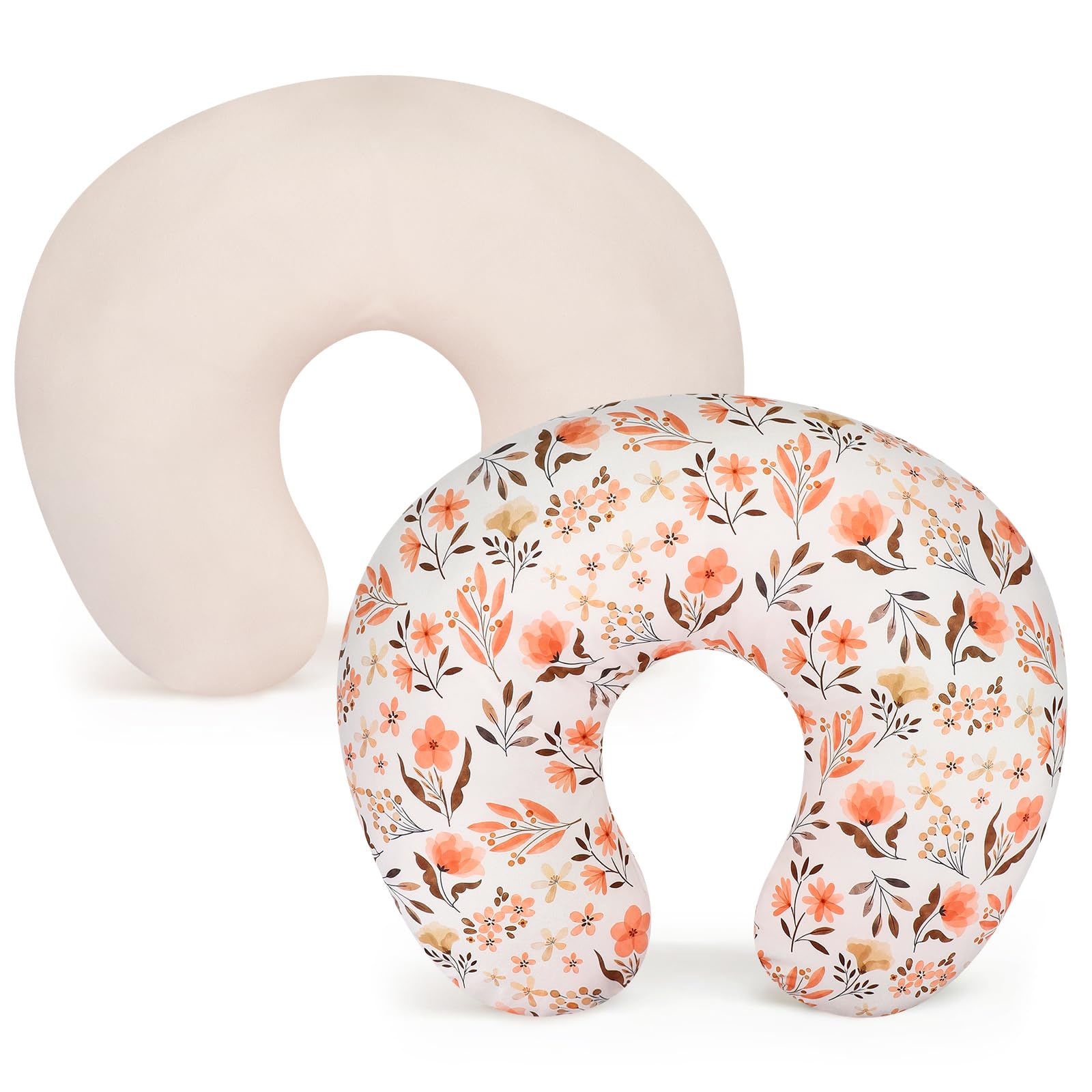 Accmor nursing pillow cover soft-knit fabric for gentle feeding comfort