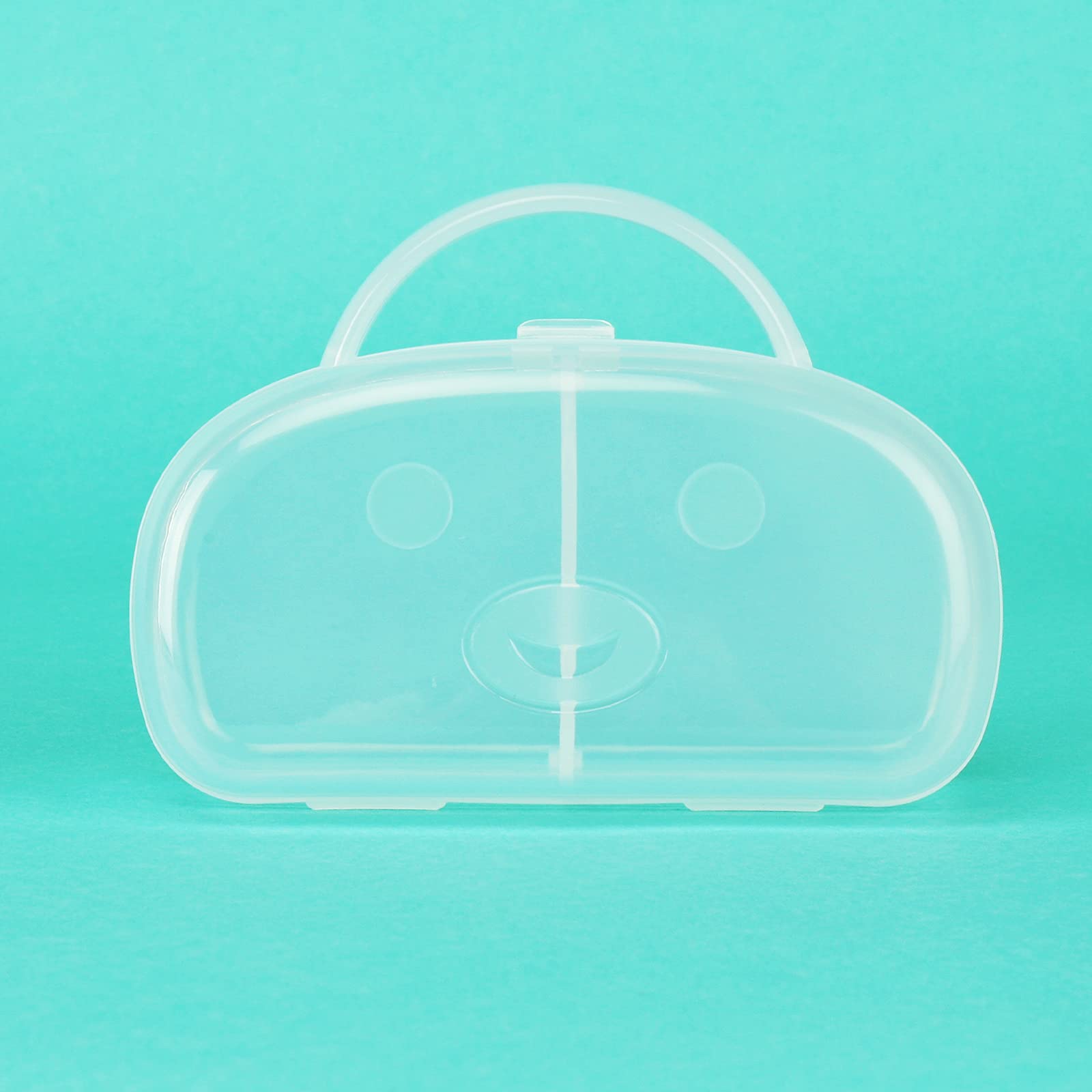 Accmor pacifier container compact design keeps essentials organized on the go.