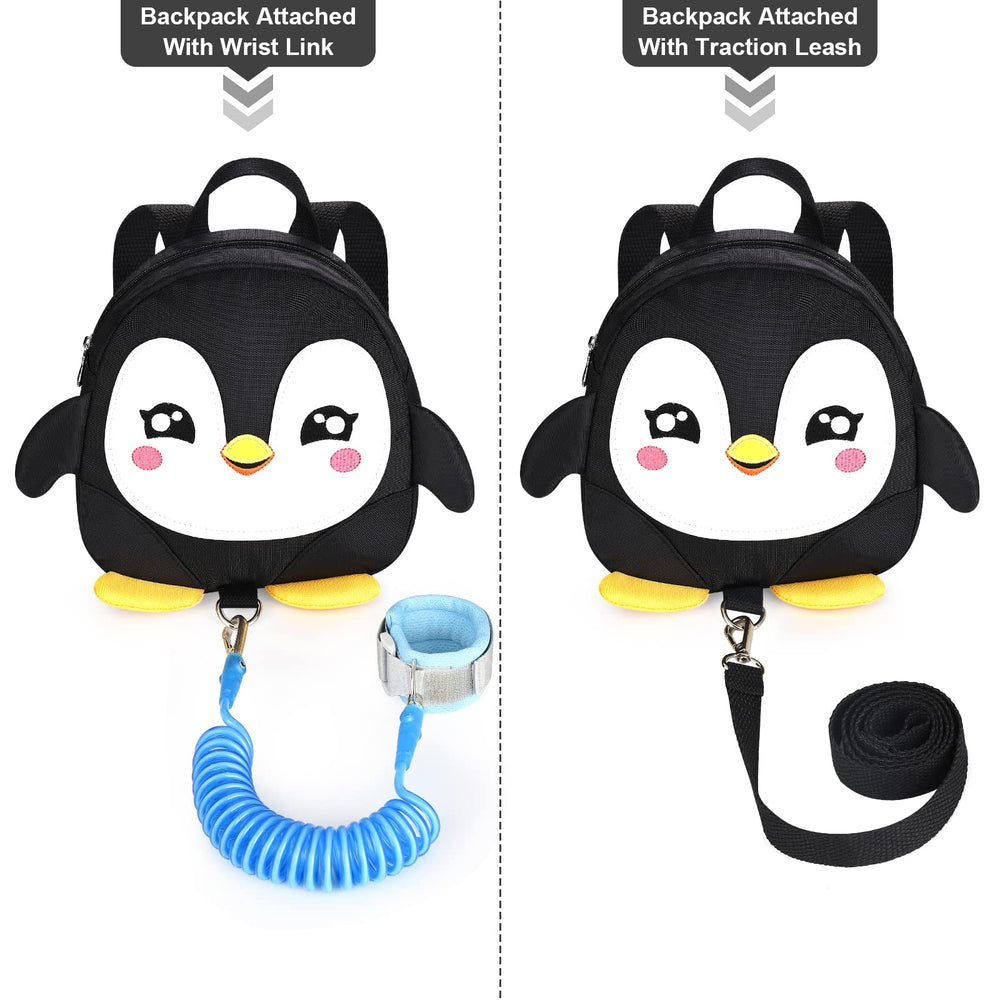 Accmor penguin backpack compact storage highlights space for diapers and snacks.