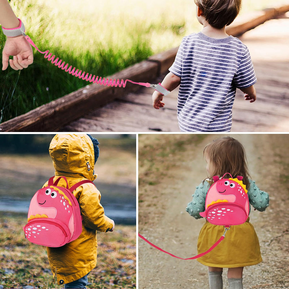 Accmor pink dinosaur design appeals to little girls for daily adventures.