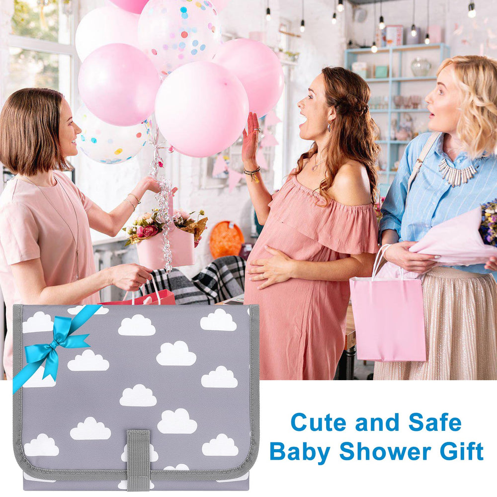 Accmor waterproof surface wipes clean quickly between diaper changes.