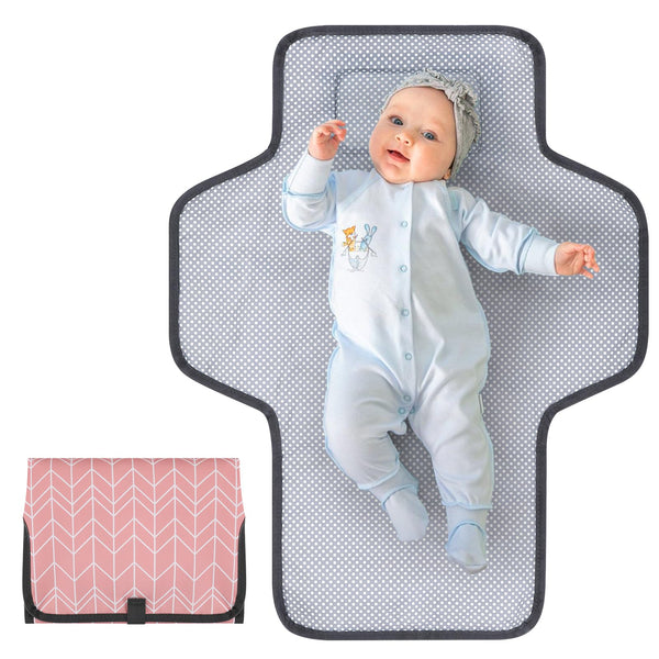Accmor portable changing pad folded compact for easy storage and travel.