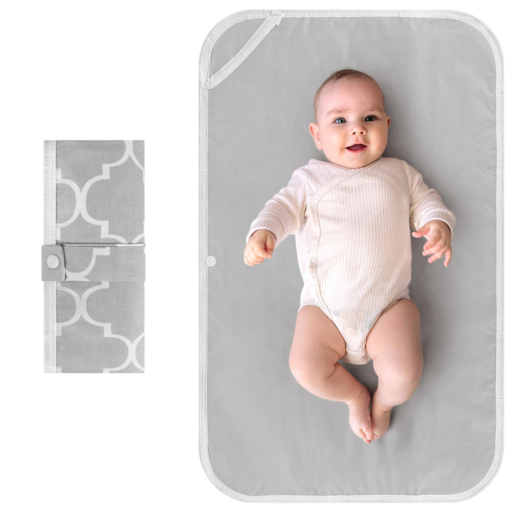Accmor portable diaper changing pad folded for quick transport and compact packing.