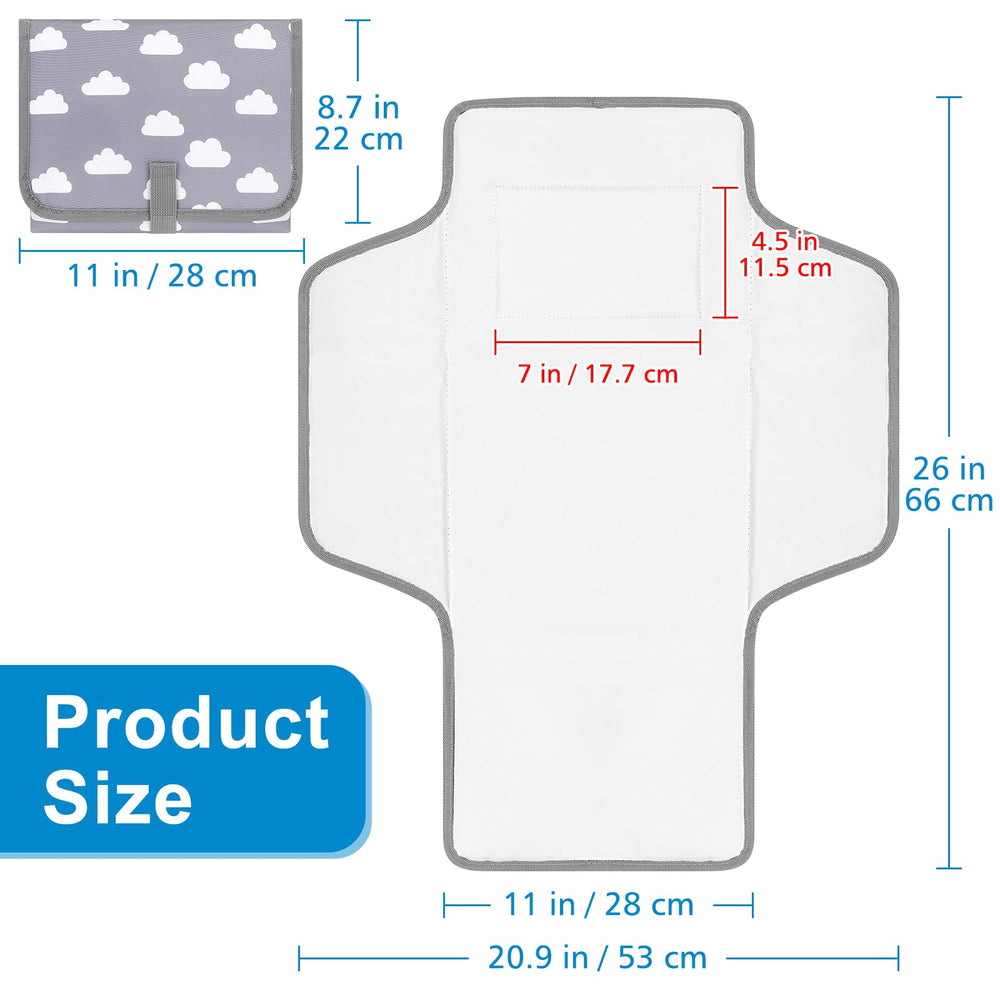 Accmor liner included supports easy cleanup after messy changes.