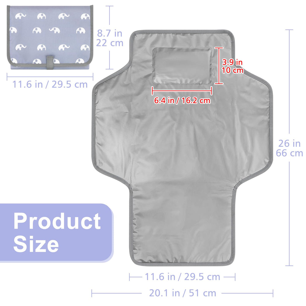 Accmor changing pad on the go keeps messes contained.