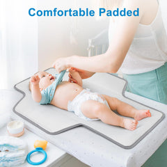 Accmor changing pad waterproof surface stays clean after quick wipe