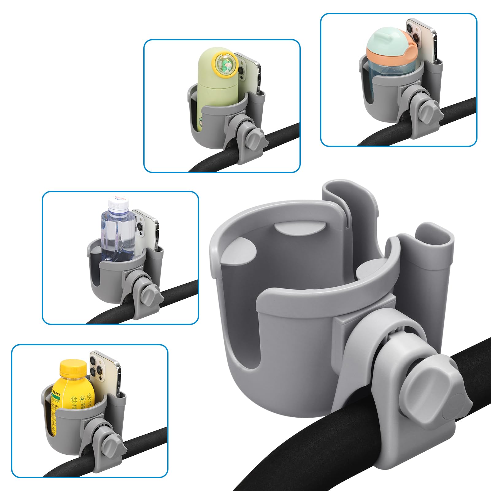 Accmor quick-release accessory for easy movement between devices and vehicles.