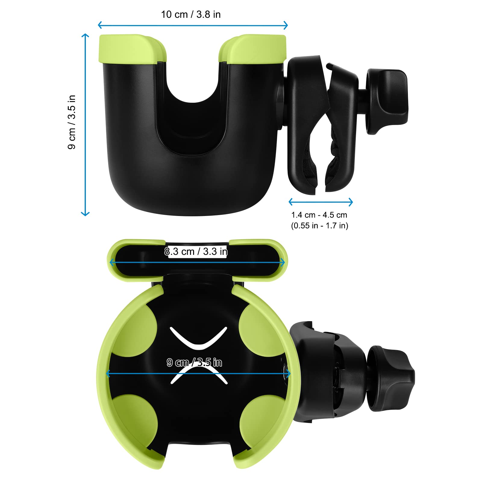 Accmor non-slip grip and secure clamp keep items steady while you move