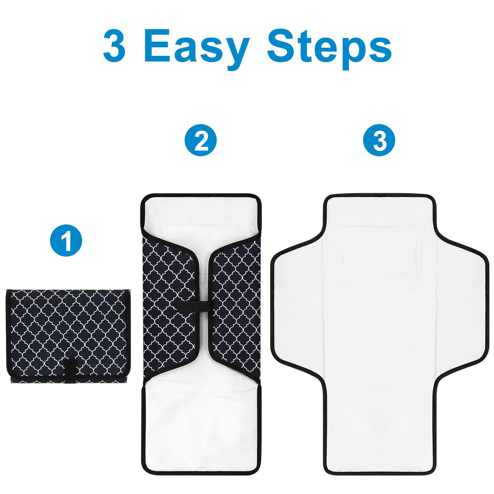 Accmor skin-friendly waterproof surface makes quick wipes easy after changes.
