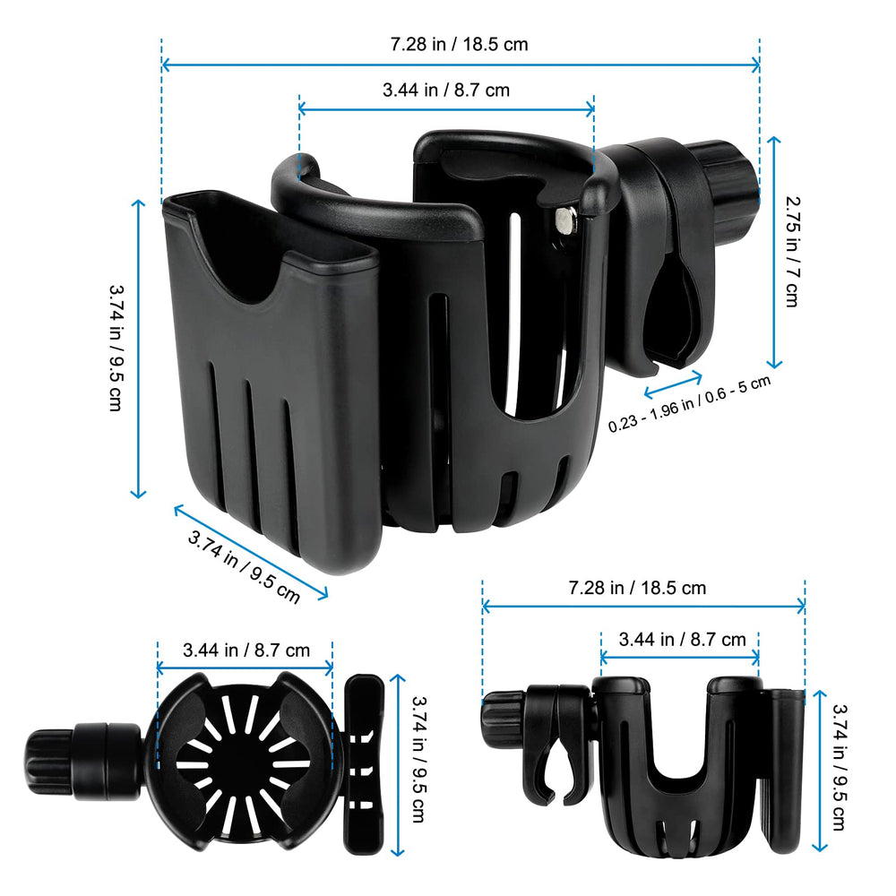 Accmor slip-resistant rubber keeps bottles steady on rough roads.