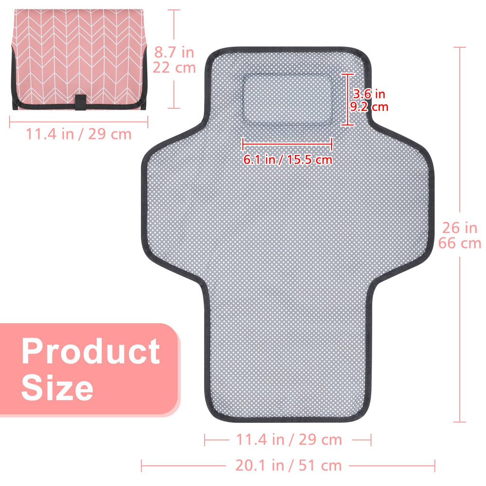 Accmor soft cushion padding enhances comfort during diaper changes.