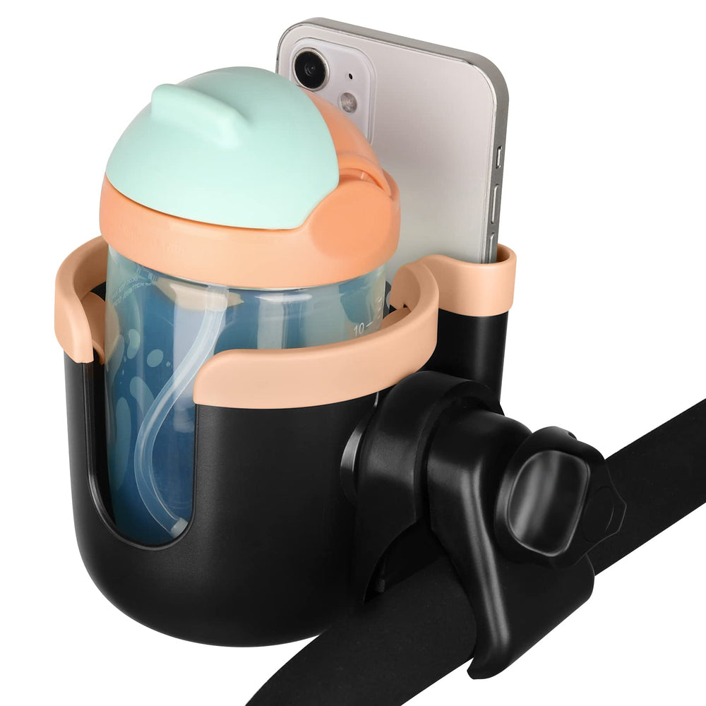 Accmor 2-in-1 cup and phone holder for on-the-go parents.