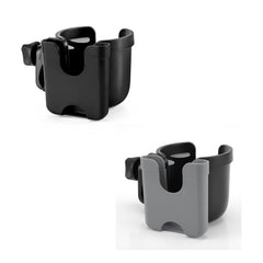 Accmor stroller cup holder clip-on on handlebar for quick access.