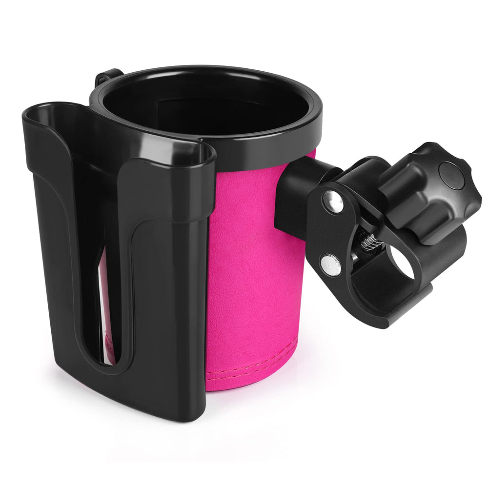 Accmor stroller cup holder with phone and keys securely placed for quick access.
