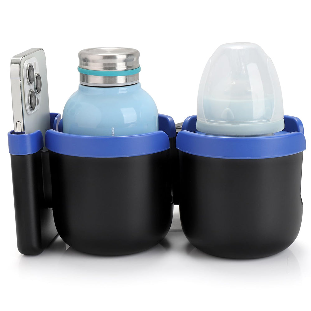 Accmor 2-in-1 holder places phone and cup within easy reach.