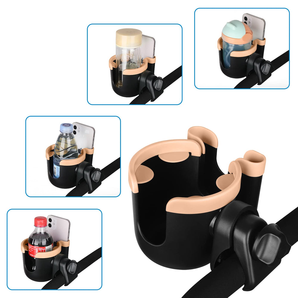 Universal compatibility fits many strollers, bikes, and wheelchairs.