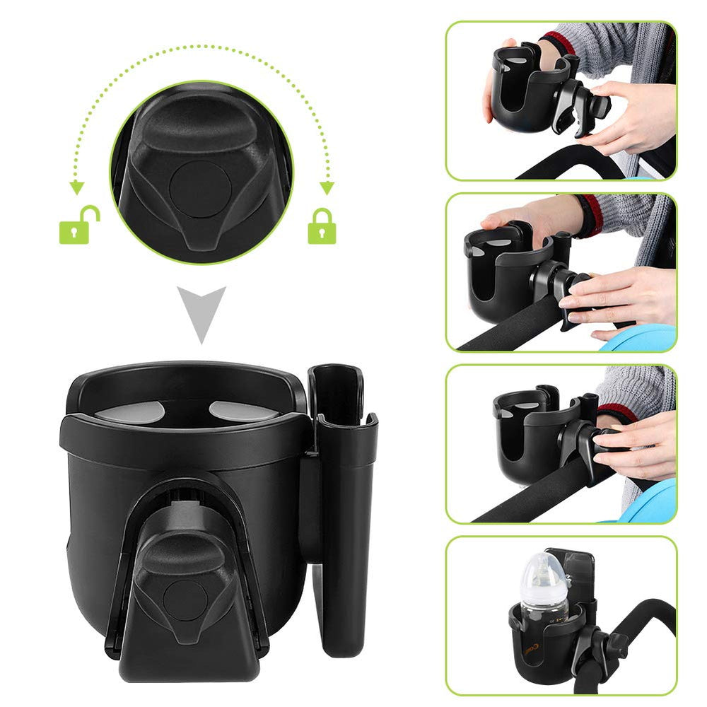 Accmor 2-in-1 cup and phone holder enables hands-free convenience during push