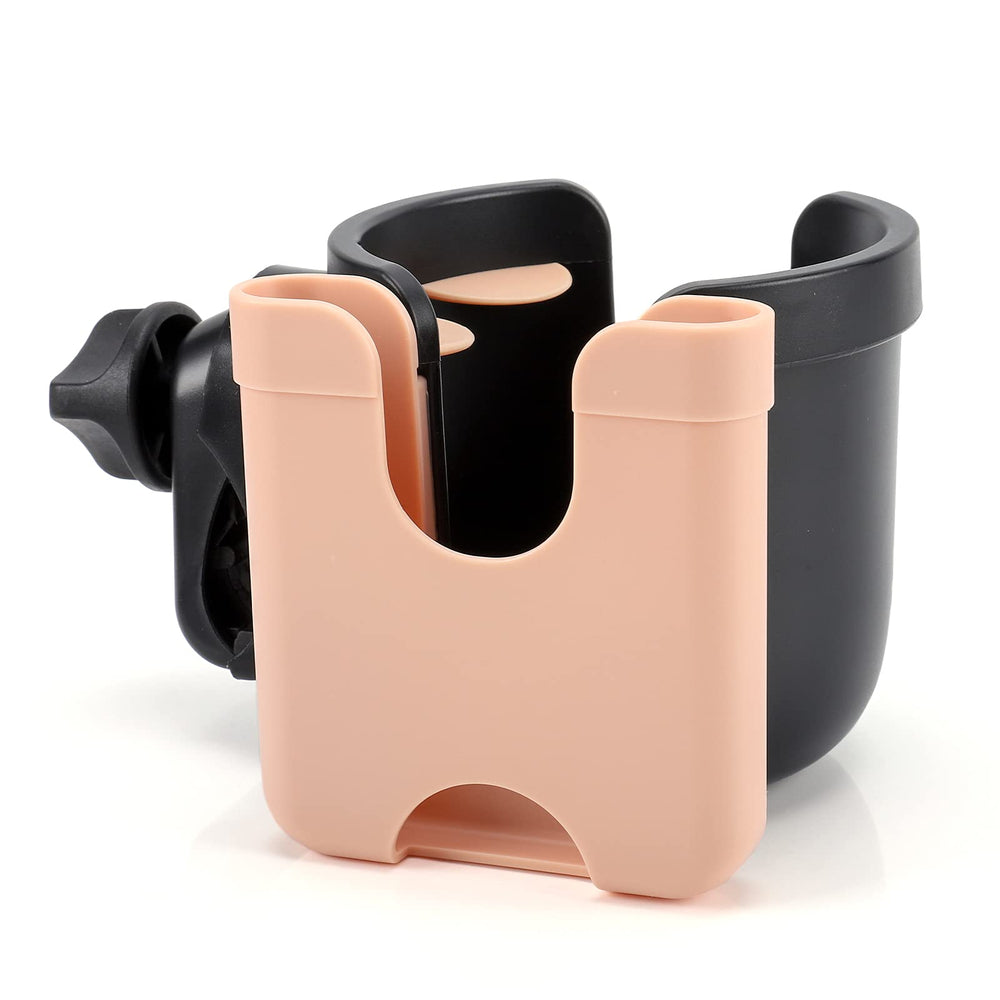 Accmor stroller cup holder with phone holder keeps drinks and calls within reach